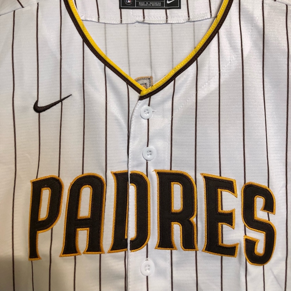 Jackson Merrill #3 San Diego Padres Men's Embroidered Nike MLB Baseball Jersey S - Picture 4 of 13